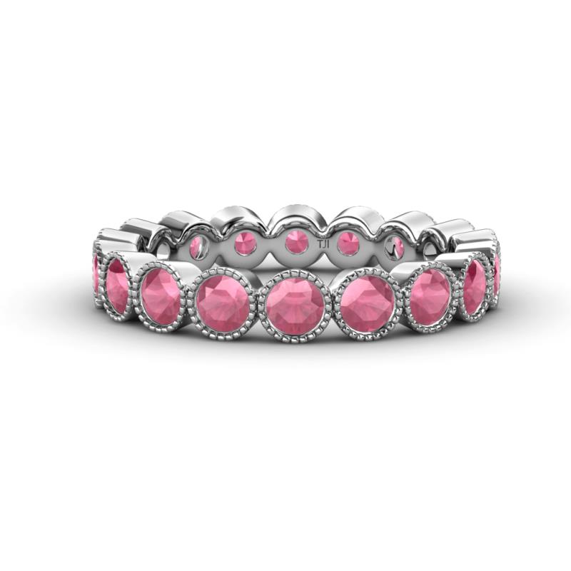 Arria 3.00 mm Rhodolite Garnet Eternity Band 