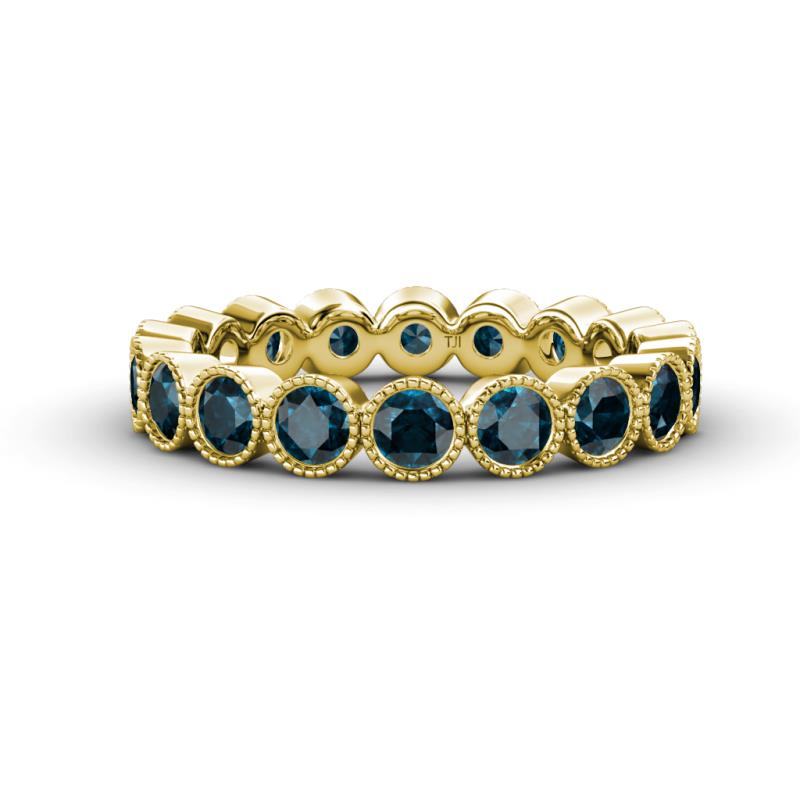 Arria 3.00 mm Blue Diamond Eternity Band 