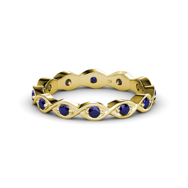 Breanna 1.70 mm Blue Sapphire Eternity Band 