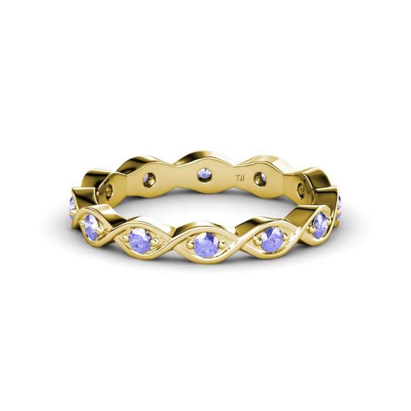 Breanna 2.20 mm Tanzanite Eternity Band 