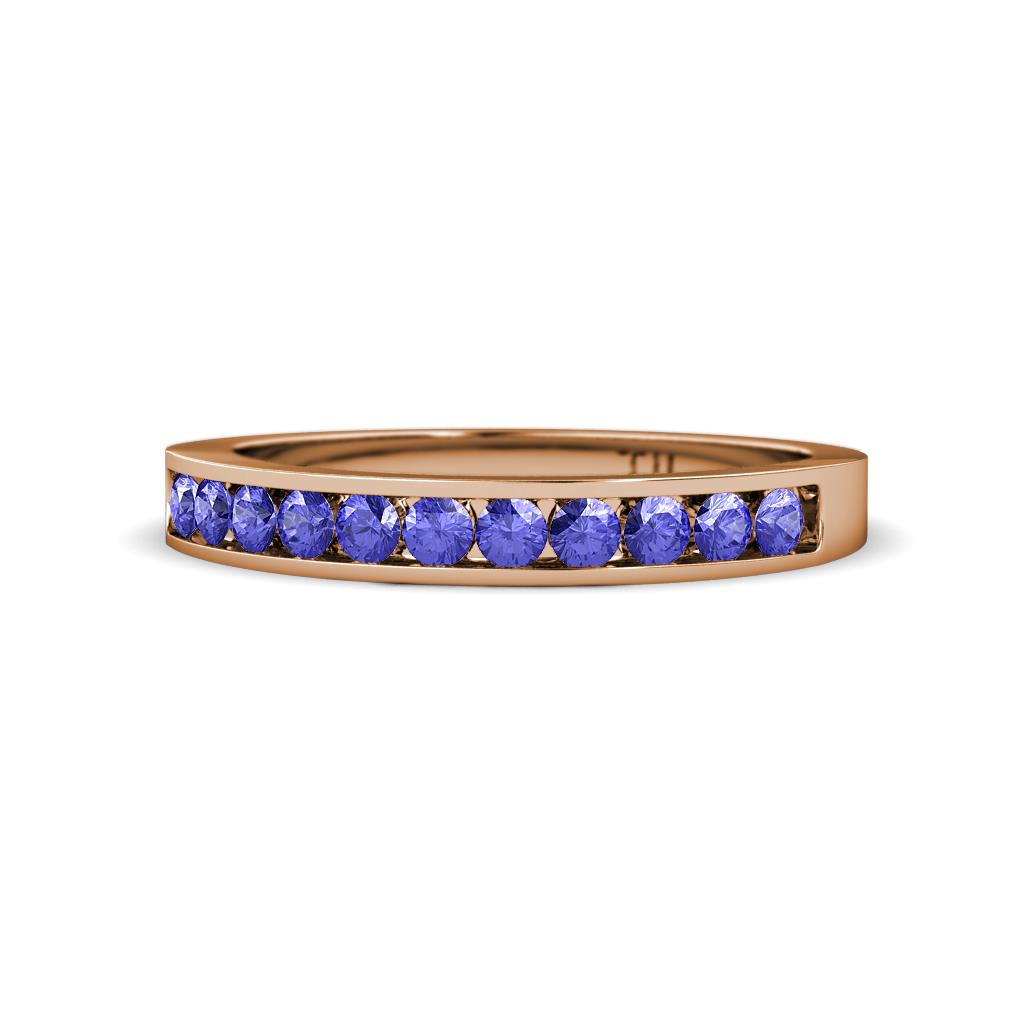 Kathiryn 2.30 mm Tanzanite 11 Stone Wedding Band 