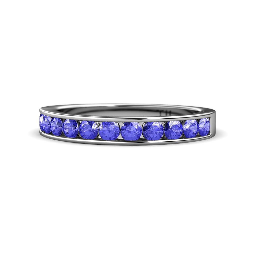 Kathiryn 2.70 mm Tanzanite 11 Stone Wedding Band 