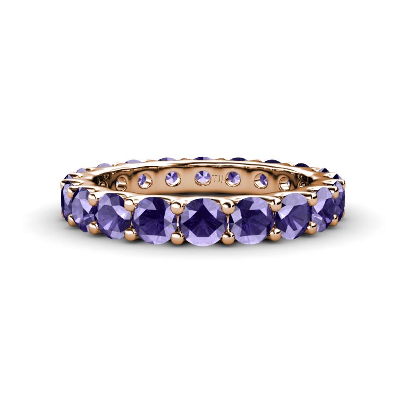 Audrey 3.80 mm Iolite U Prong Eternity Band 