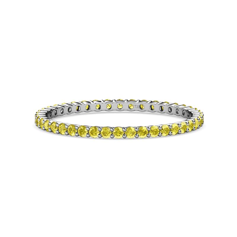 Joyce 1.50 mm Yellow Sapphire Eternity Band 