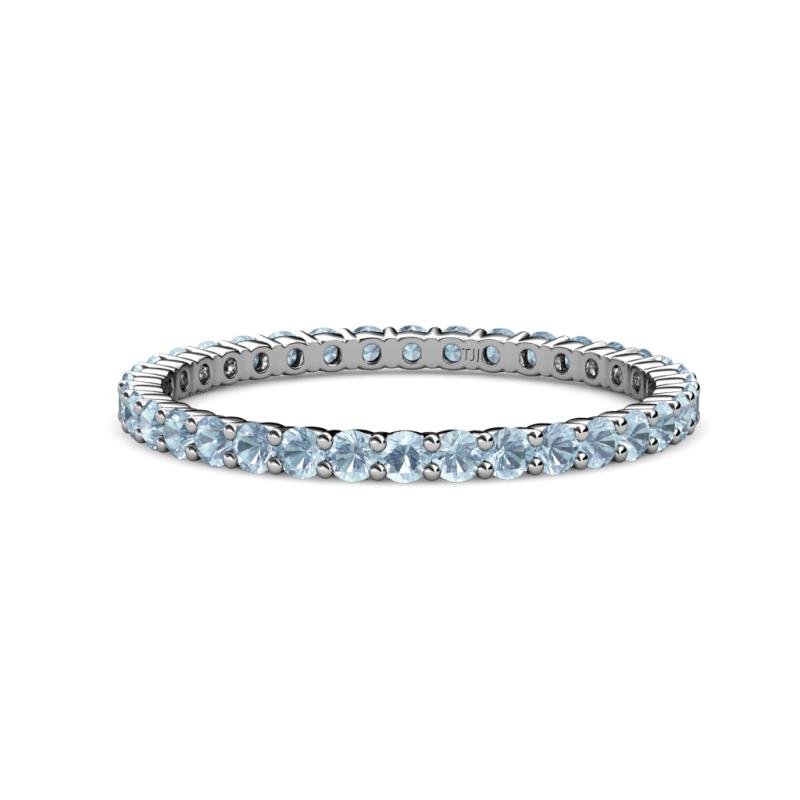 Joyce 2.00 mm Aquamarine Eternity Band 