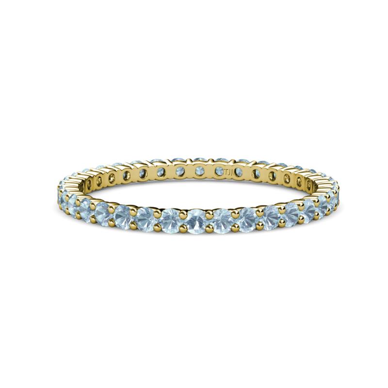 Joyce 2.00 mm Aquamarine Eternity Band 