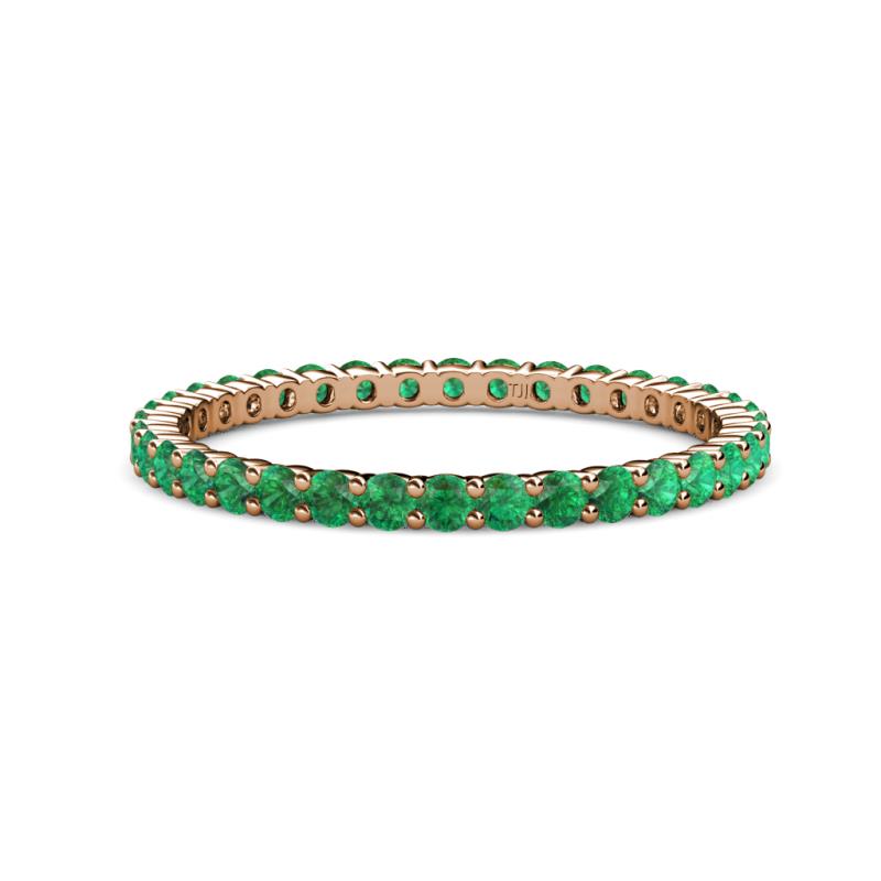 Joyce 2.00 mm Emerald Eternity Band 