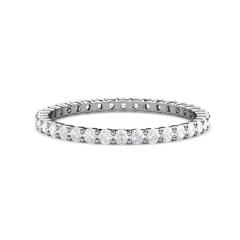 Joyce 2.00 mm White Sapphire Eternity Band 