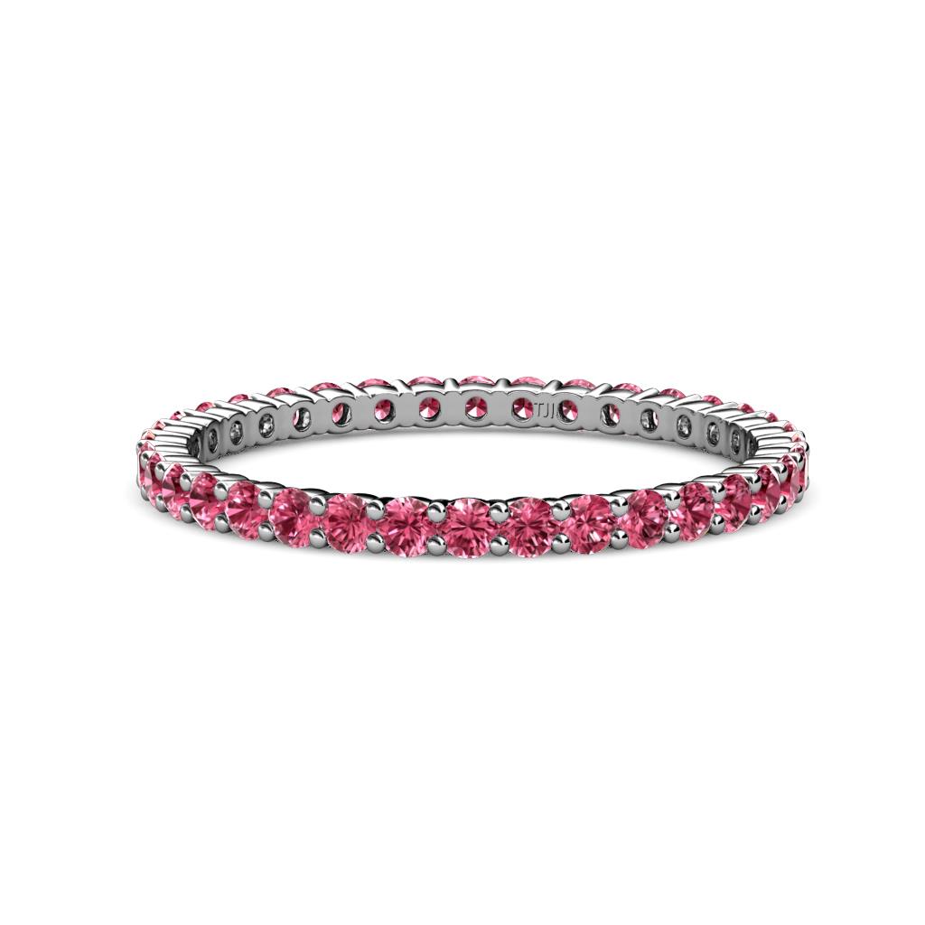 Joyce 2.00 mm Pink Tourmaline Eternity Band 