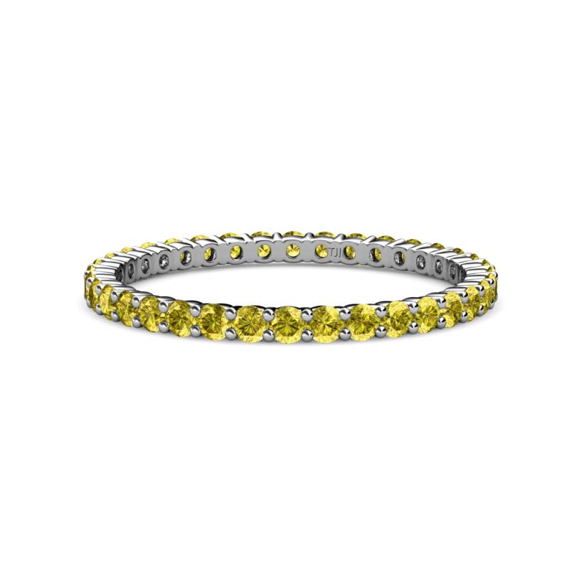 Joyce 2.00 mm Yellow Diamond Eternity Band 
