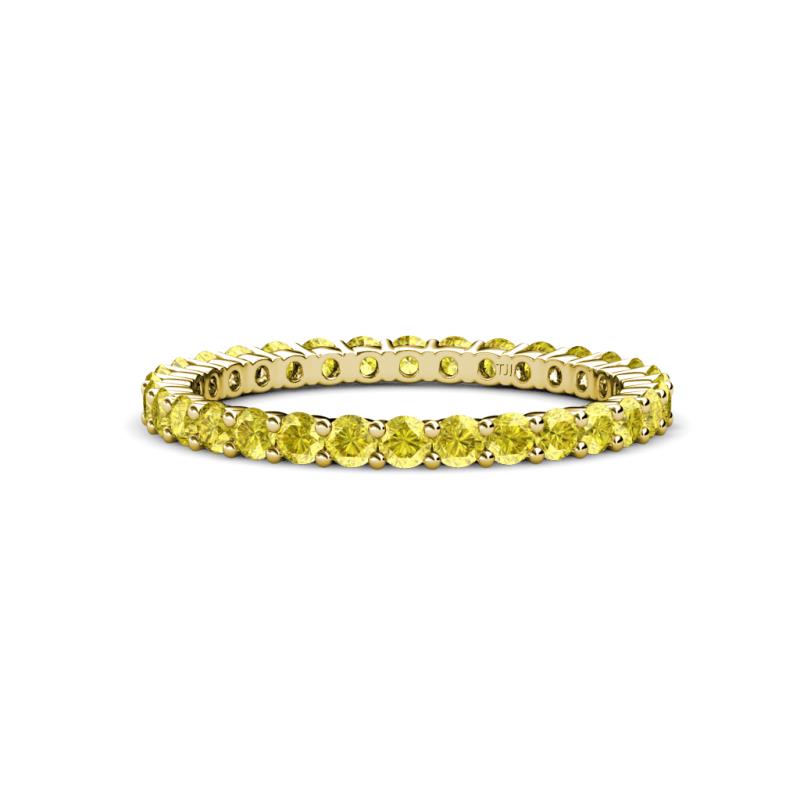 Joyce 2.30 mm Yellow Sapphire Eternity Band 