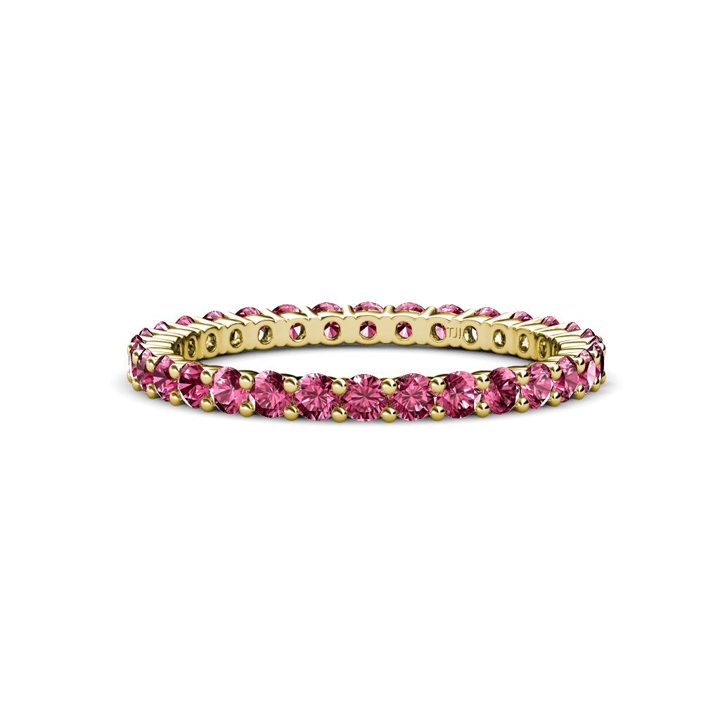 Joyce 2.30 mm Pink Tourmaline Eternity Band 