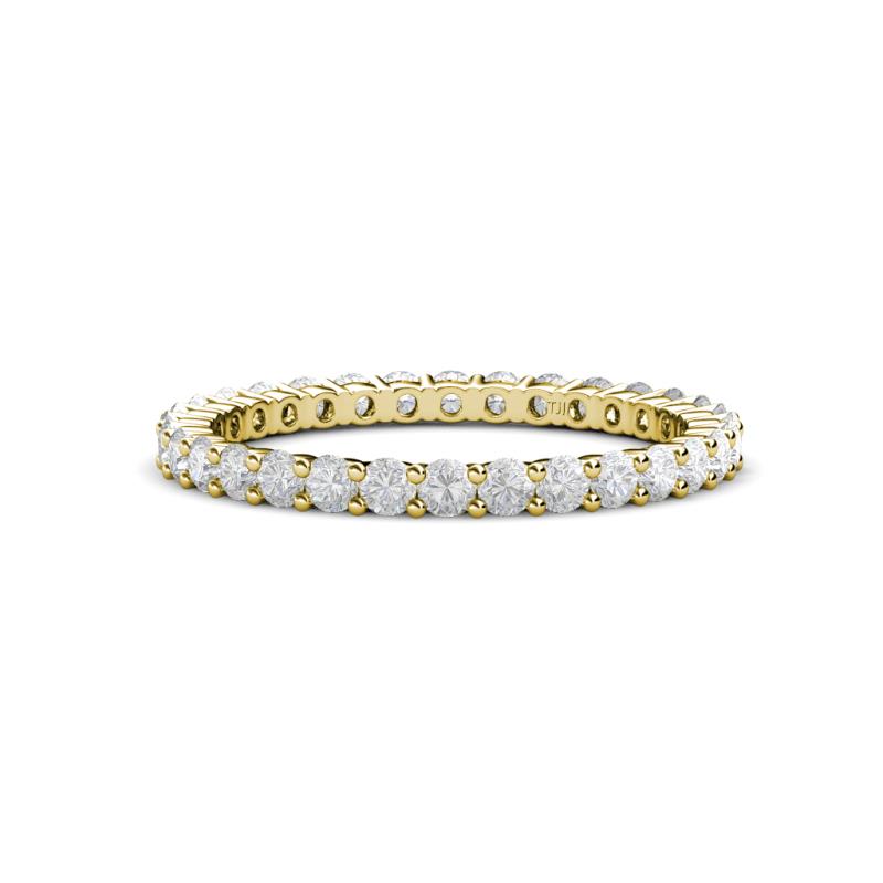Joyce 2.30 mm White Sapphire Eternity Band 