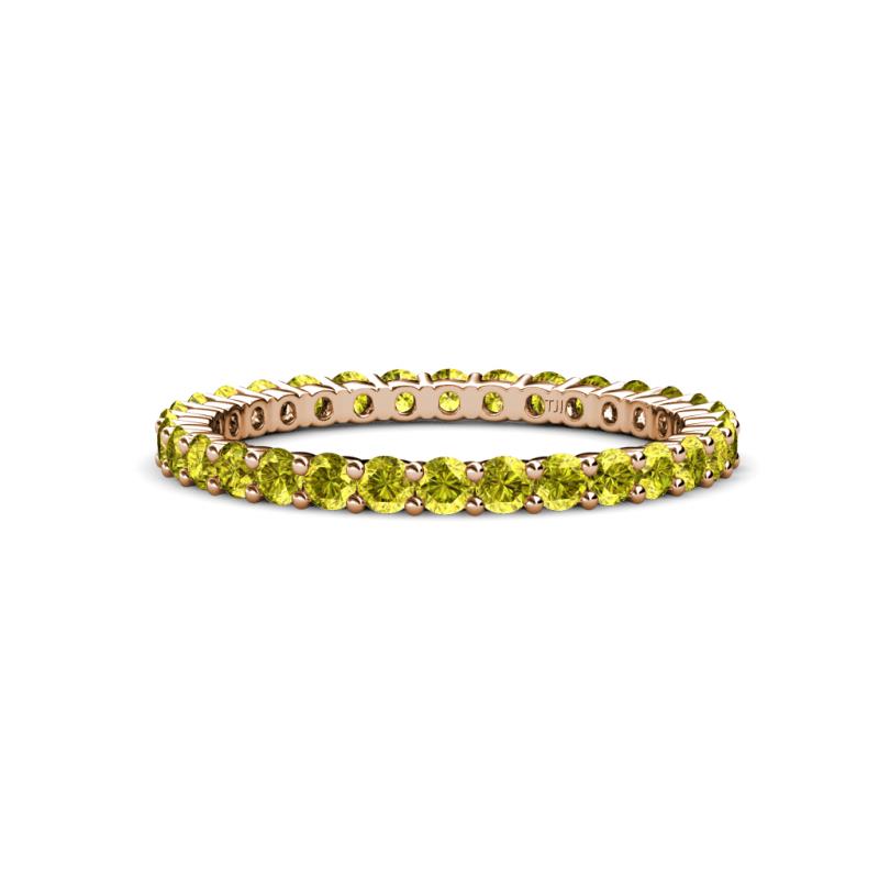 Joyce 2.30 mm Yellow Diamond Eternity Band 