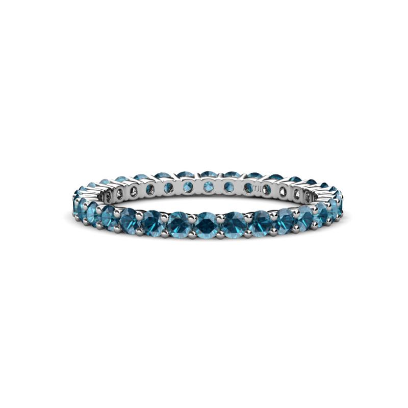 Joyce 2.30 mm London Blue Topaz Eternity Band 