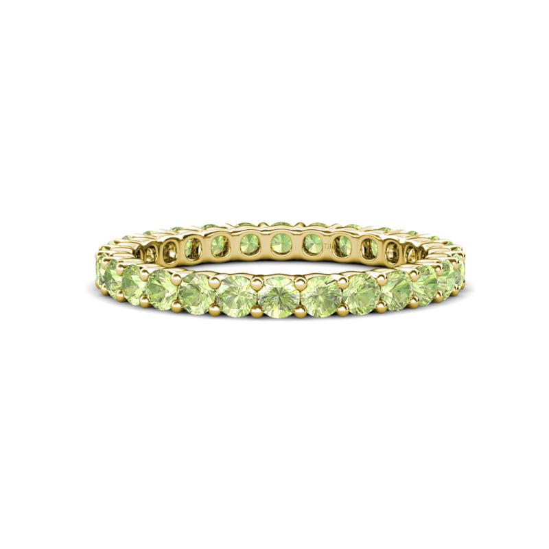Joyce 2.70 mm Round Peridot Eternity Band 