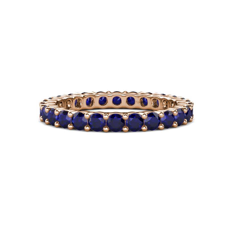 Joyce 3.00 mm Blue Sapphire Eternity Band 