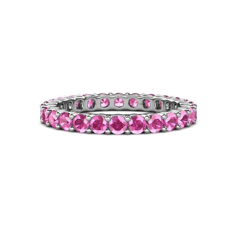 Joyce 3.00 mm Pink Sapphire Eternity Band 