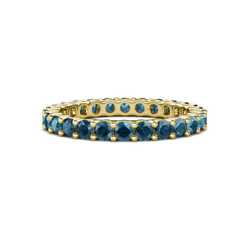 Joyce 3.00 mm London Blue Topaz Eternity Band 