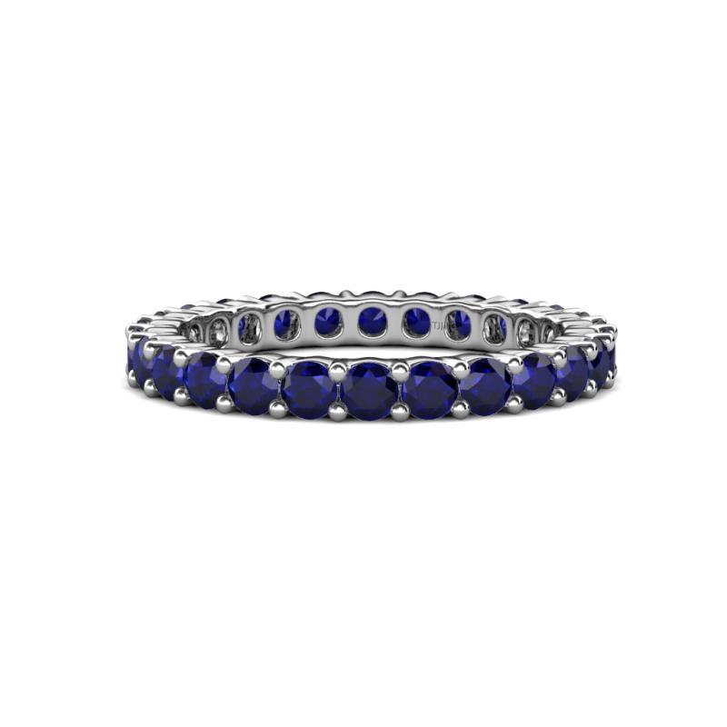 Joyce 3.00 mm Blue Sapphire Eternity Band 