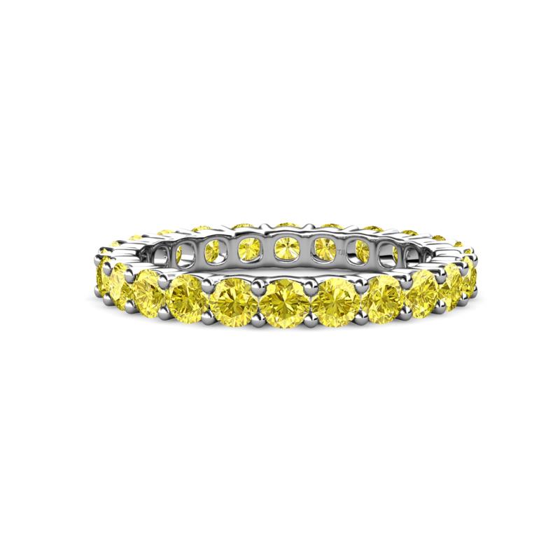Joyce 3.40 mm Yellow Sapphire Eternity Band 