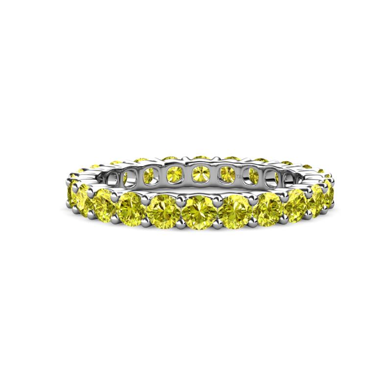 Joyce 3.40 mm Yellow Diamond Eternity Band 