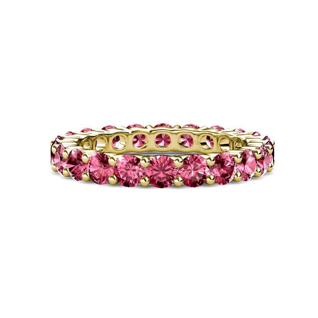 Joyce 4.00 mm Pink Tourmaline Eternity Band 