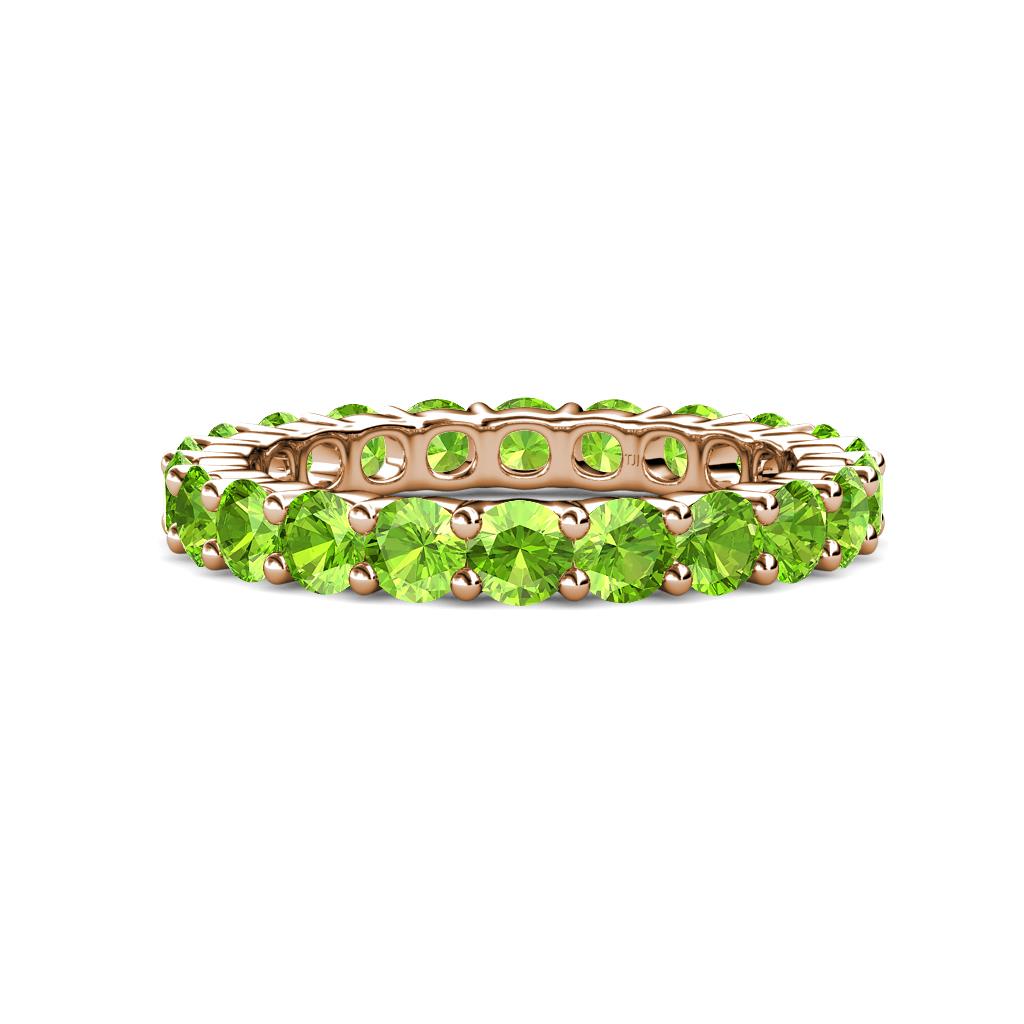 Joyce 4.00 mm Peridot Eternity Band 