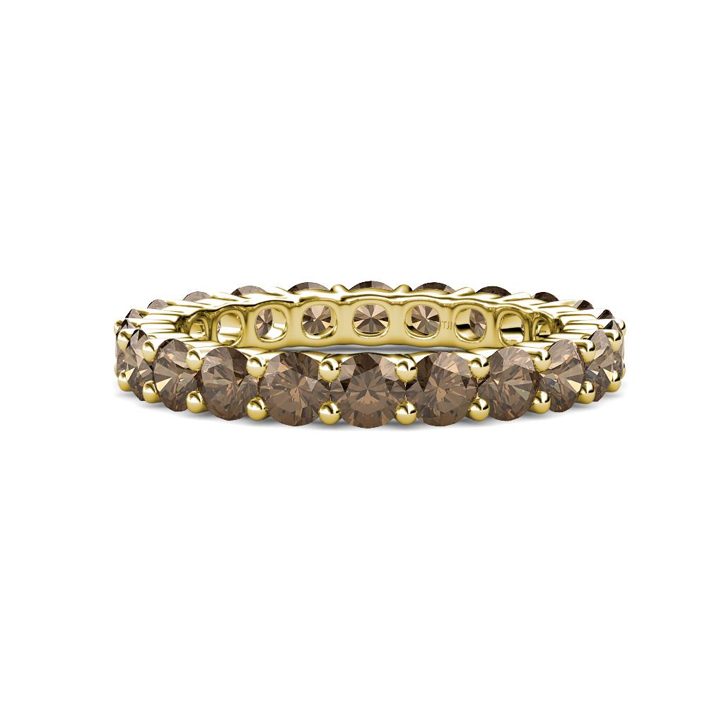 Joyce 4.00 mm Smoky Quartz Eternity Band 