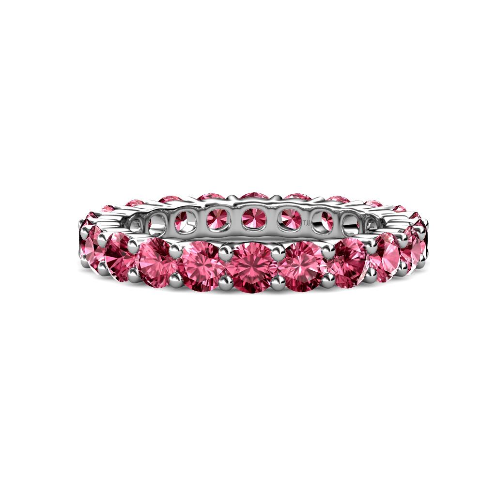 Joyce 4.00 mm Pink Tourmaline Eternity Band 