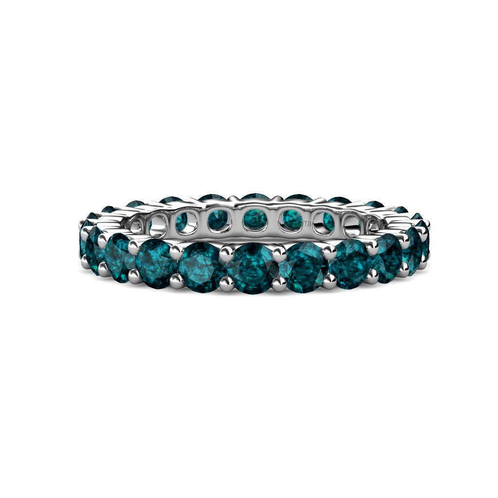 Joyce 4.00 mm London Blue Topaz Eternity Band 