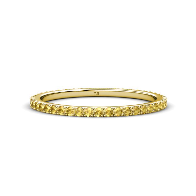 Lara 1.70 mm Citrine Eternity Band 