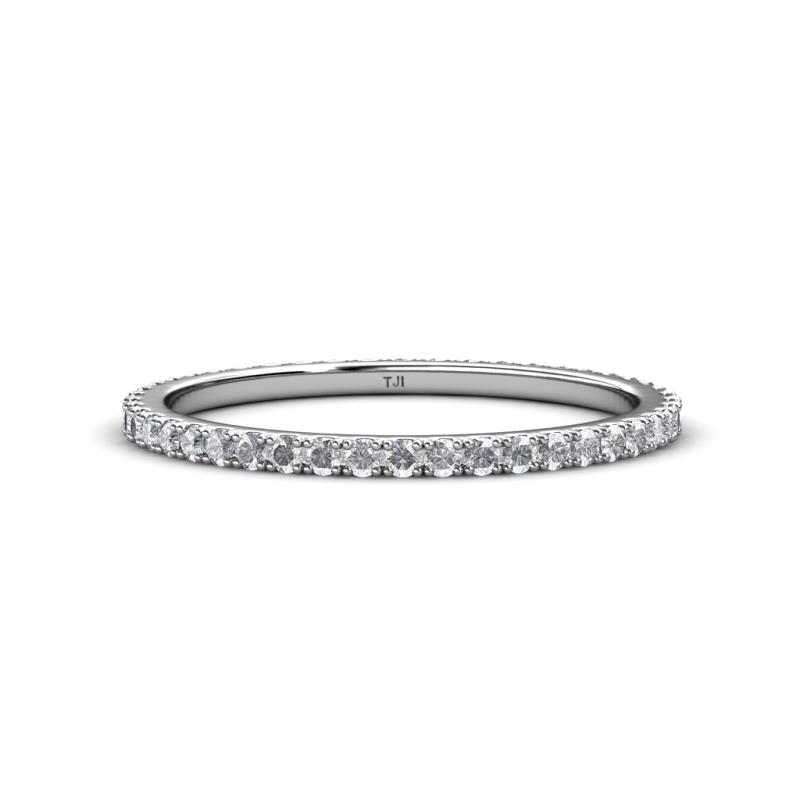 Lara 1.70 mm White Sapphire Eternity Band 