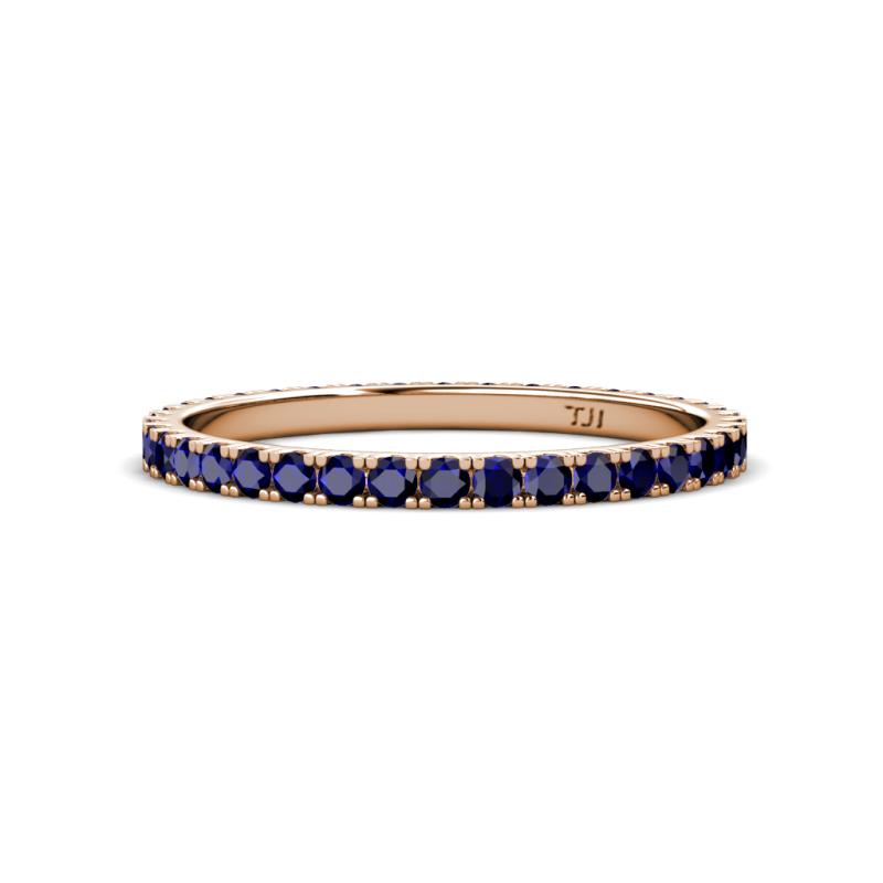 Lara 2.00 mm Blue Sapphire Eternity Band 