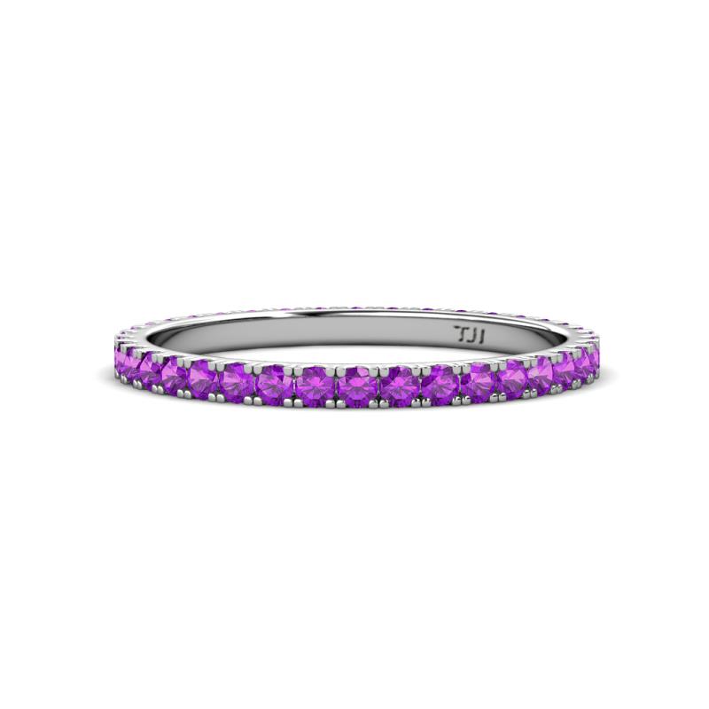 Lara 2.00 mm Amethyst Eternity Band 