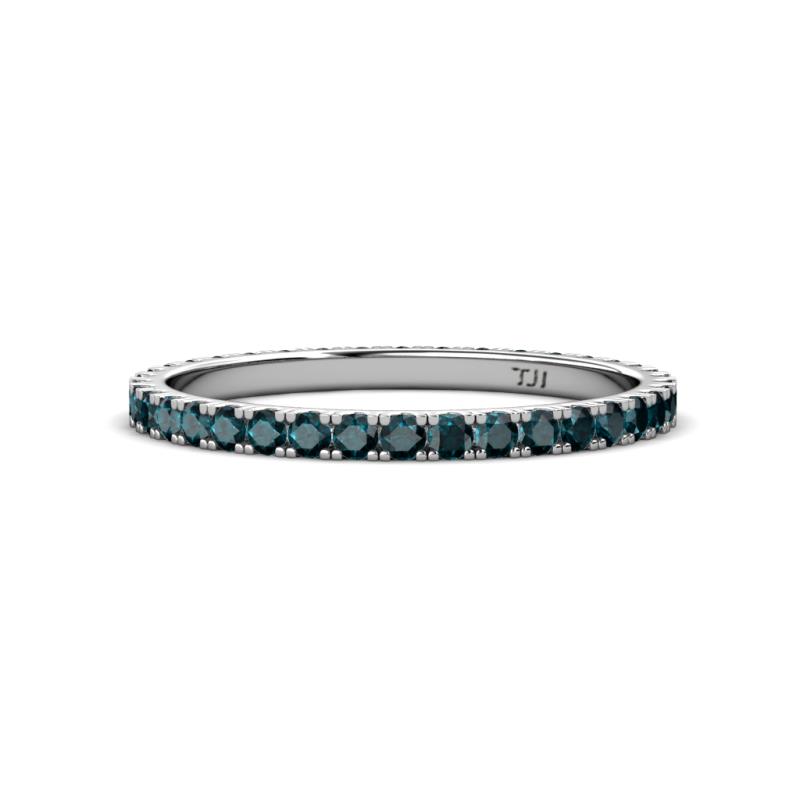 Lara 2.00 mm London Blue Topaz Eternity Band 
