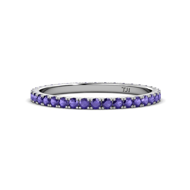 Lara 2.00 mm Iolite Eternity Band 