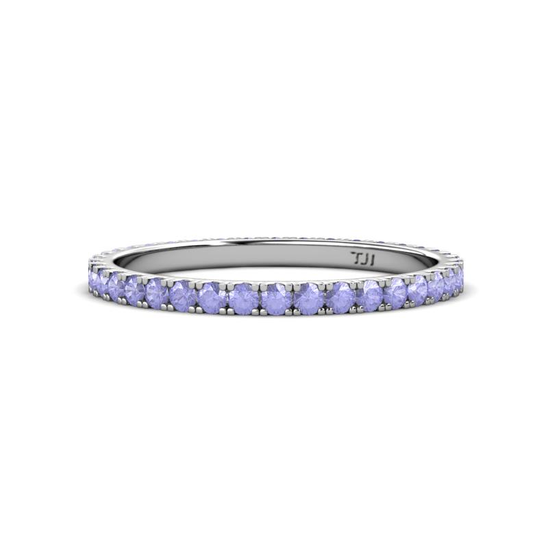 Lara 2.00 mm Tanzanite Eternity Band 