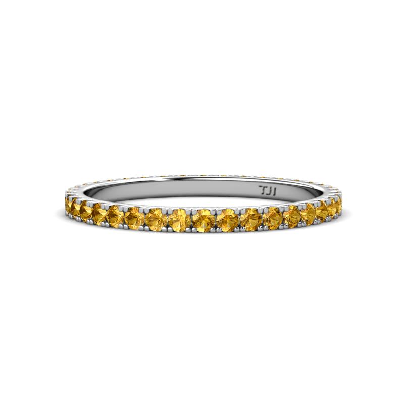 Lara 2.00 mm Citrine Eternity Band 
