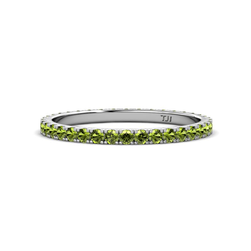 Lara 2.00 mm Peridot Eternity Band 