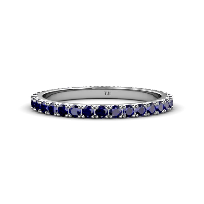 Lara 2.40 mm Blue Sapphire Eternity Band 