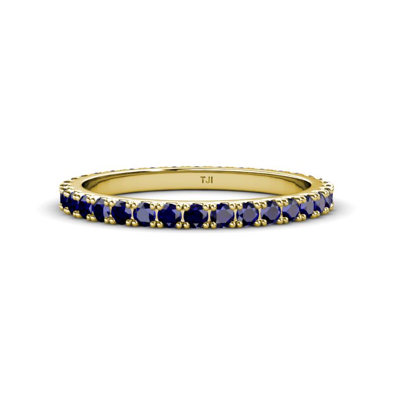 Lara 2.40 mm Blue Sapphire Eternity Band 
