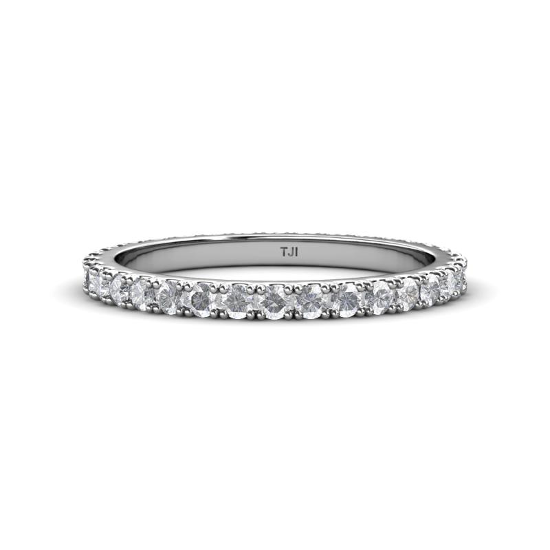 Lara 2.40 mm White Sapphire Eternity Band 