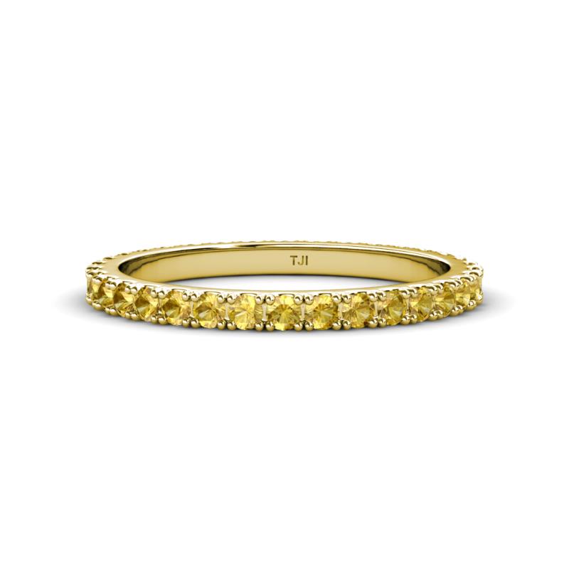 Lara 2.40 mm Citrine Eternity Band 