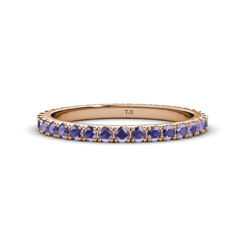 Lara 2.40 mm Iolite Eternity Band 