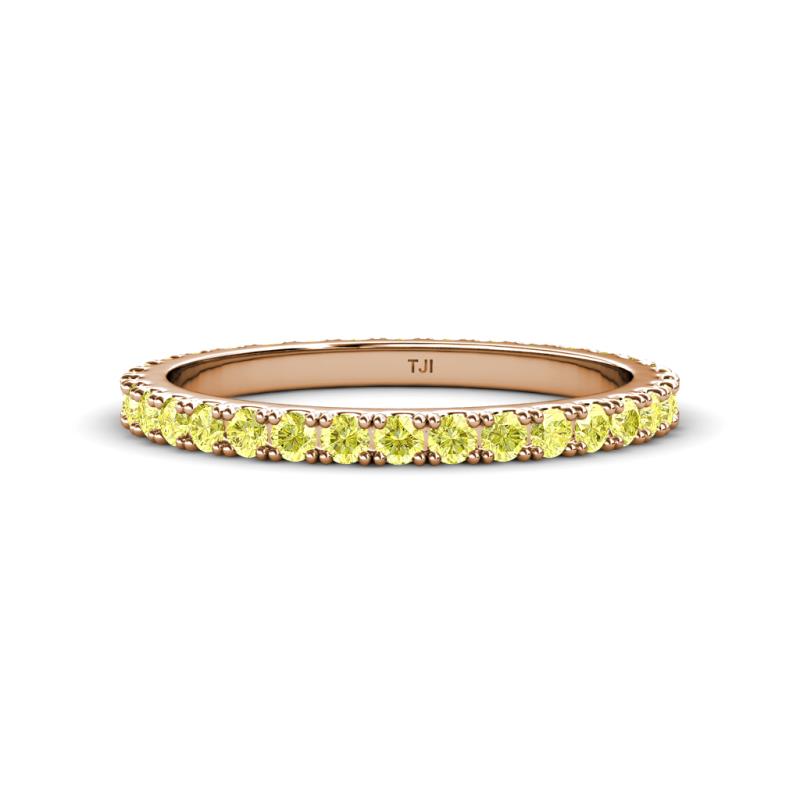 Lara 2.40 mm Yellow Diamond Eternity Band 