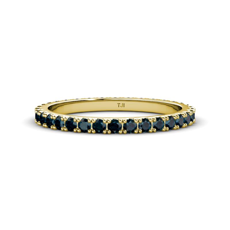 Lara 2.40 mm Blue Diamond Eternity Band 