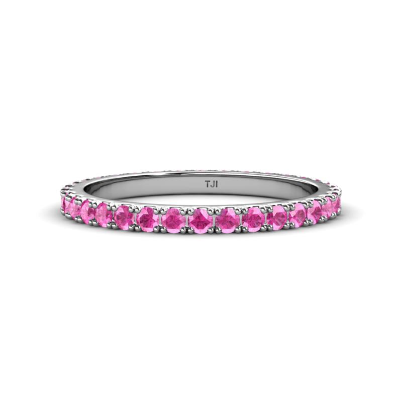 Lara 2.40 mm Pink Sapphire Eternity Band 