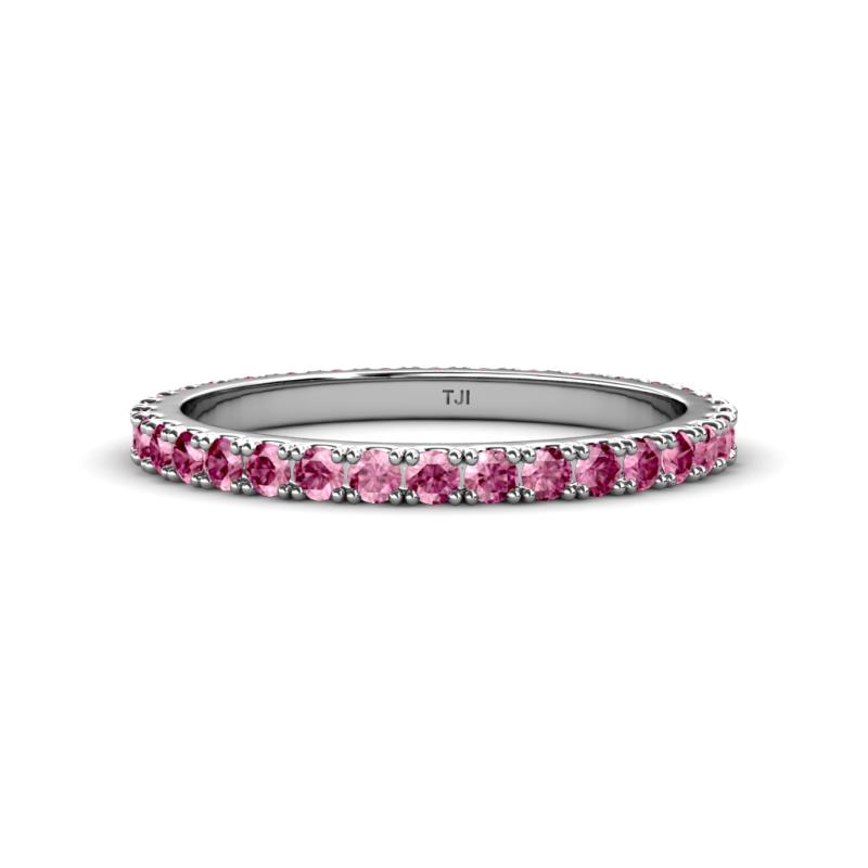 Lara 2.40 mm Pink Tourmaline Eternity Band 