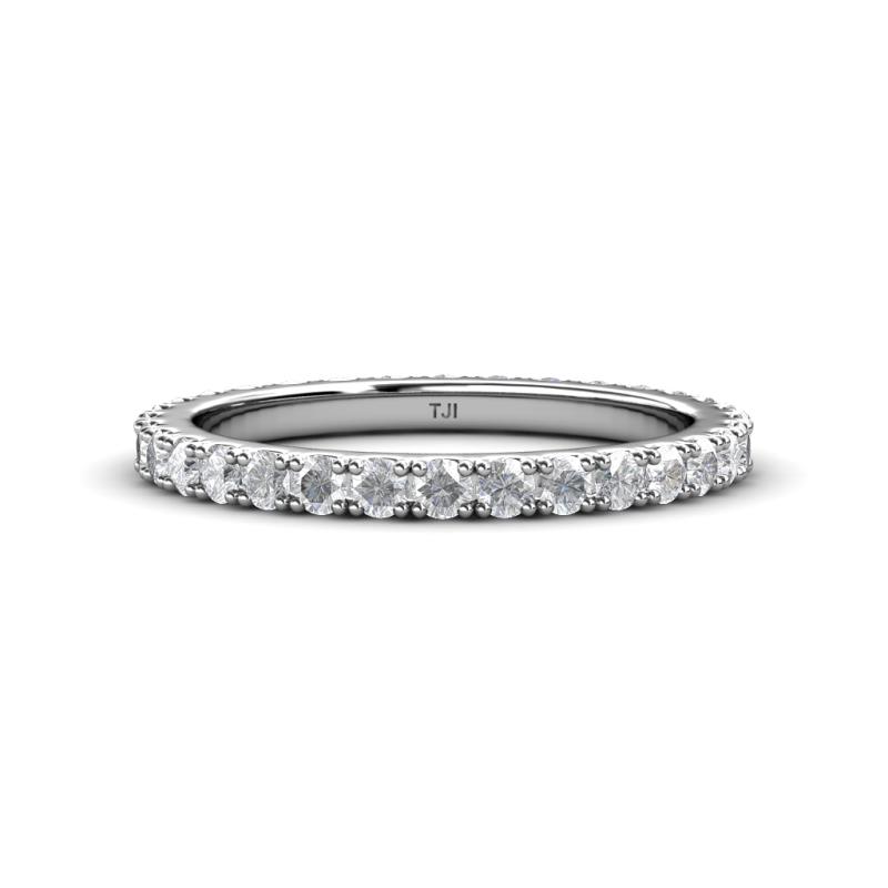 Lara 2.70 mm White Sapphire Eternity Band 